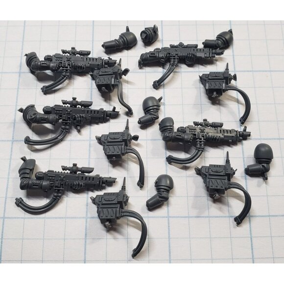Games Workshop Other - Warhammer 40k Kill Team Bits Cadian Kasrkin Trooper Hotshot Lasgun x5 Set LGA